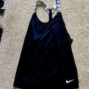 Black Nike workout tank
